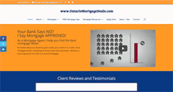 Desktop Screenshot of ontariomortgagedeals.com